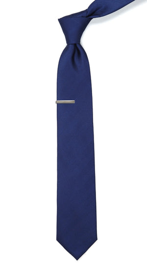 Herringbone Vow Classic Blue Tie | Silk Ties | Tie Bar
