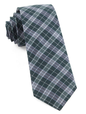 Emerson Plaid Hunter Green Tie featured image