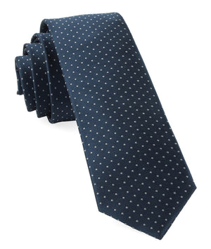 Mini Dots True Navy Tie