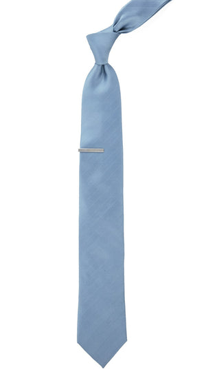 Herringbone Vow Steel Blue Tie alternated image 1