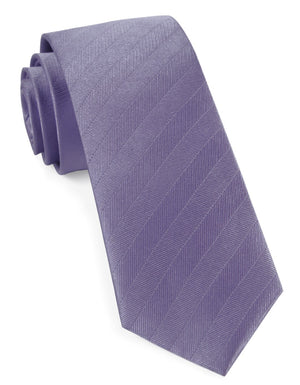 Herringbone Vow Lavender Tie featured image