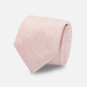 Refinado Floral Blush Pink Tie featured image