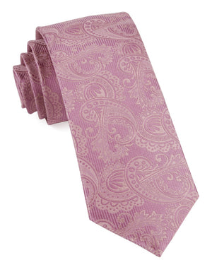 Twill Paisley Dusty Rose Tie featured image