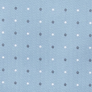 Suited Polka Dots Steel Blue Tie alternated image 2