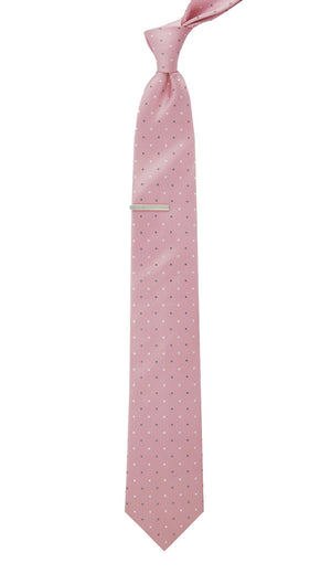 Suited Polka Dots Soft Pink Tie alternated image 1