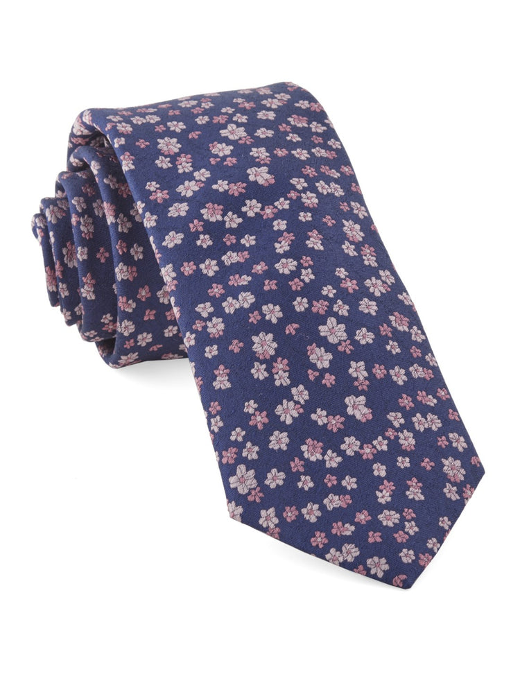 Free Fall Floral Purple Tie | Silk Ties | Tie Bar