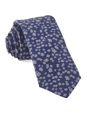 Free Fall Floral Lavender Tie featured image