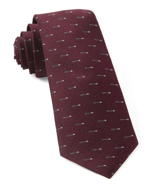 Arrow Zone Burgundy Tie featured image