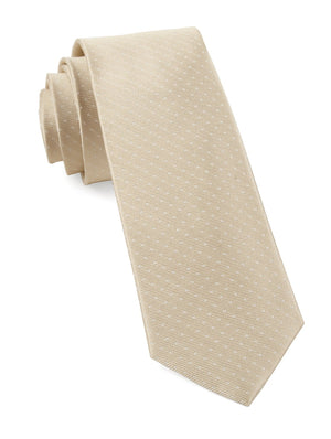 Mini Dots Light Champagne Tie