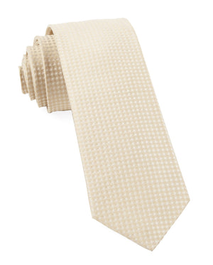 Be Married Checks Light Champagne Tie featured image