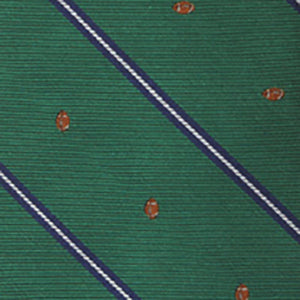 Football Stripe Kelly Green Tie alternated image 2
