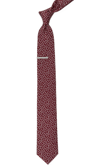 True Floral Red Tie alternated image 1