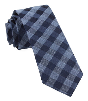 Hale Checks Slate Blue Tie featured image