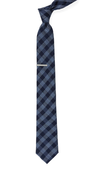 Hale Checks Slate Blue Tie alternated image 1
