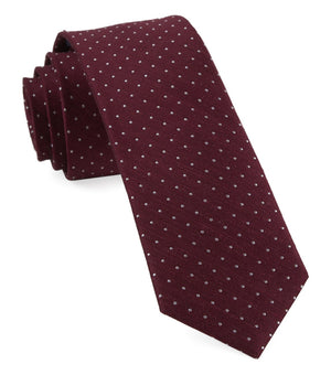 Bhldn Black Cherry Dot Black Cherry Tie