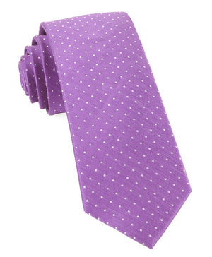 Rivington Dots Wisteria Tie