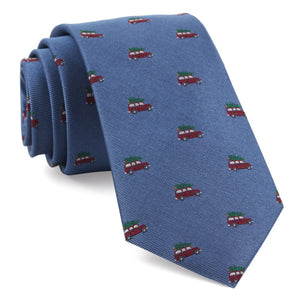 Christmas Vacation Light Blue Tie