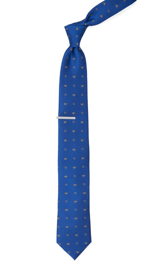 Menorahs Royal Blue Tie alternated image 1