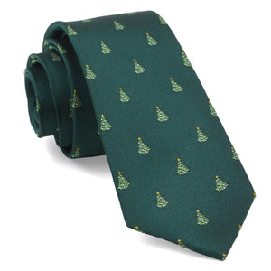 O Christmas Tree Hunter Green Tie featured image