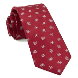 Snowflake Red Tie featured image