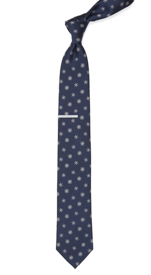 Snowflake Navy Tie alternated image 1