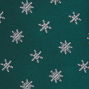 Snowflake Hunter Green Tie alternated image 2