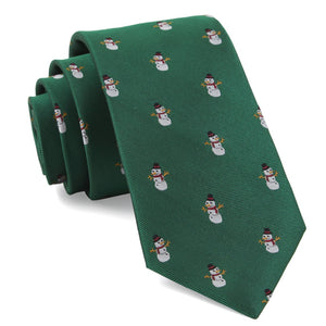 Snowman Goals Kelly Green Tie featured image