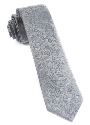 Ceremony Paisley Silver Tie