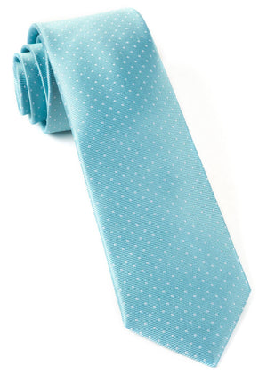 Mini Dots Pool Blue Tie featured image