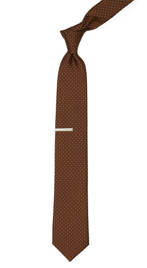 Mini Dots Brown Tie alternated image 1