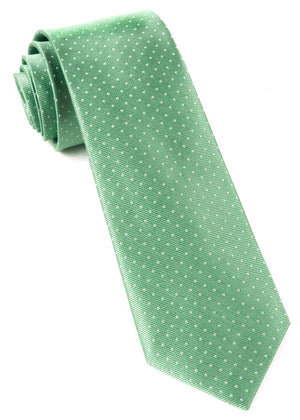 Mini Dots Mint Tie