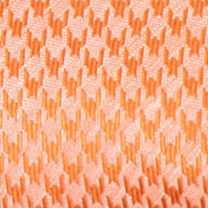 White Wash Houndstooth Orange Tie alternated image 2
