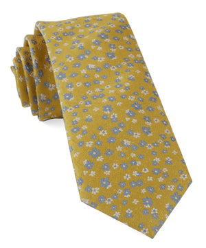 Free Fall Floral Yellow Gold Tie featured image