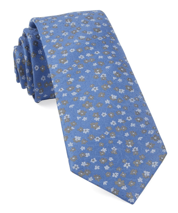 Free Fall Floral Light Blue Tie | Silk Ties | Tie Bar