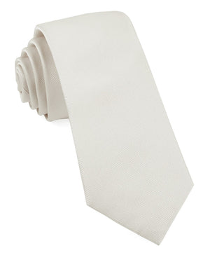 Grosgrain Solid White Tie featured image