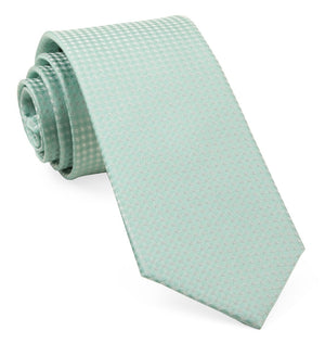 Be Married Checks Spearmint Tie featured image