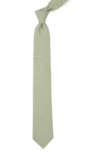Be Married Checks Sage Green Tie alternated image 1