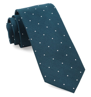 Dotted Report Teal Tie featured image
