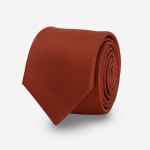Grosgrain Solid Copper Tie featured image