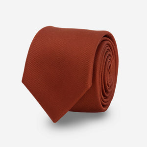 Grosgrain Solid Copper Tie