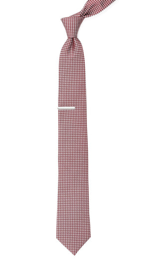 Be Married Checks Burgundy Tie alternated image 1