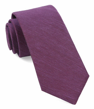 Jet Set Solid Azalea Tie