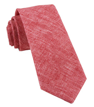 Freehand Solid Red Tie featured image