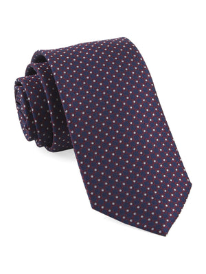 Flower Network Red Tie