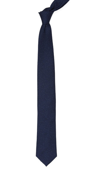 Flecked Solid Navy Tie alternated image 1