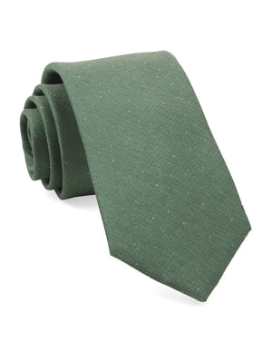 Flecked Solid Green Tie featured image