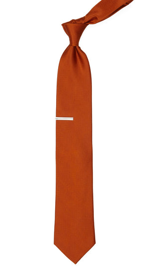 Herringbone Burnt Orange Tie alternated image 1