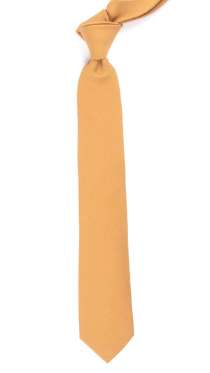 Solid Wool Mustard Tie | Wool Ties | Tie Bar