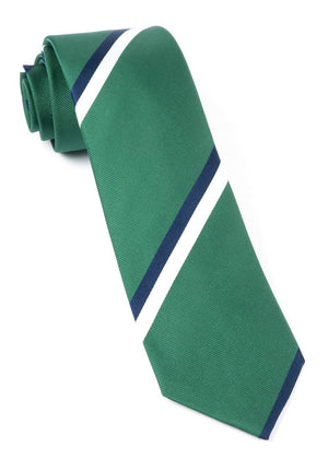 Ad Stripe Clover Green Tie featured image