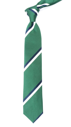Ad Stripe Clover Green Tie alternated image 1